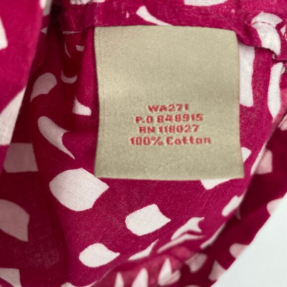 Boden Top Women’s 14 Pink & White Floral Feminine Casual Elegance - Picture 4 of 7